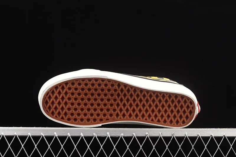All categories Vans Vans series Vans Mid Vans China Special offer Vans Sk8-Mid Vans black blue orange plaid color mid-top casual sneakers VN0A3WM3SW1